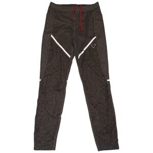 Korsa Men’s Gray Performance Joggers Red Drawstring Athletic Running Pants Large